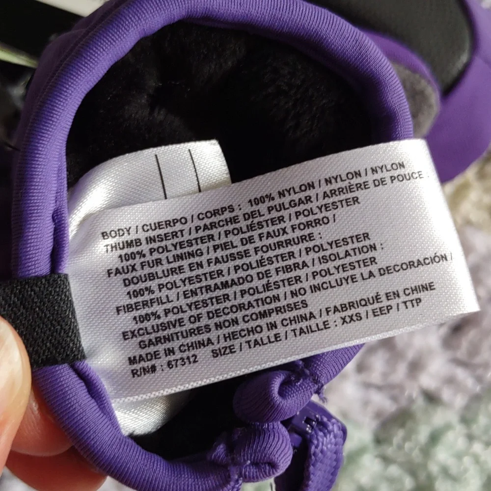 Head XXS Jr. Ski Mitten Purple Dupont Sorona - Picture 12 of 13